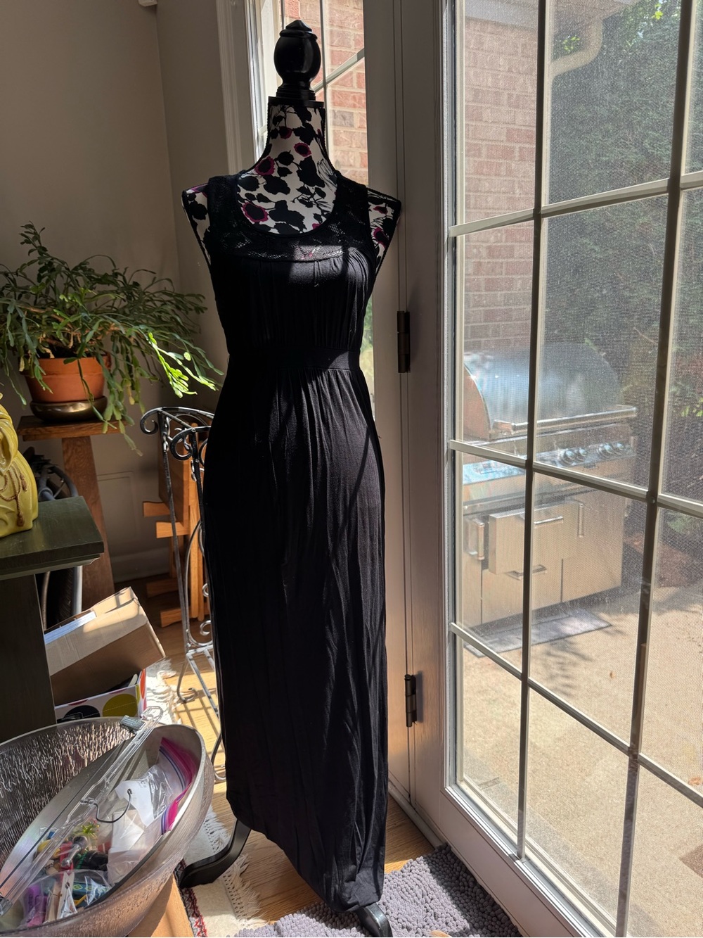 Ella Moss Black Sleeveless Maxi Dress